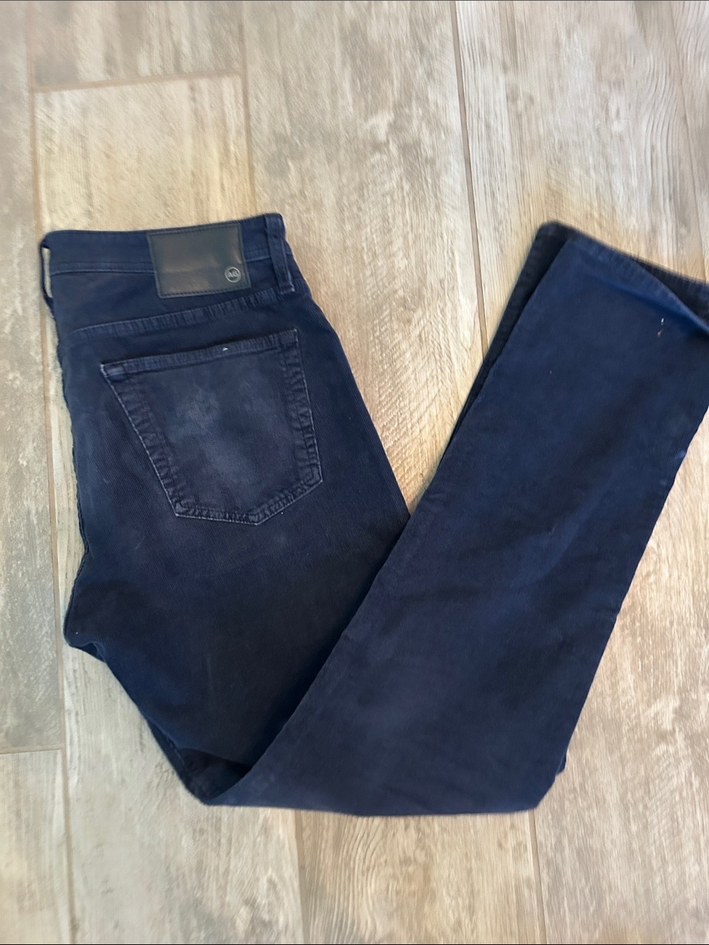 Men's Navy Blue Corduroys- Classic Slim Fit